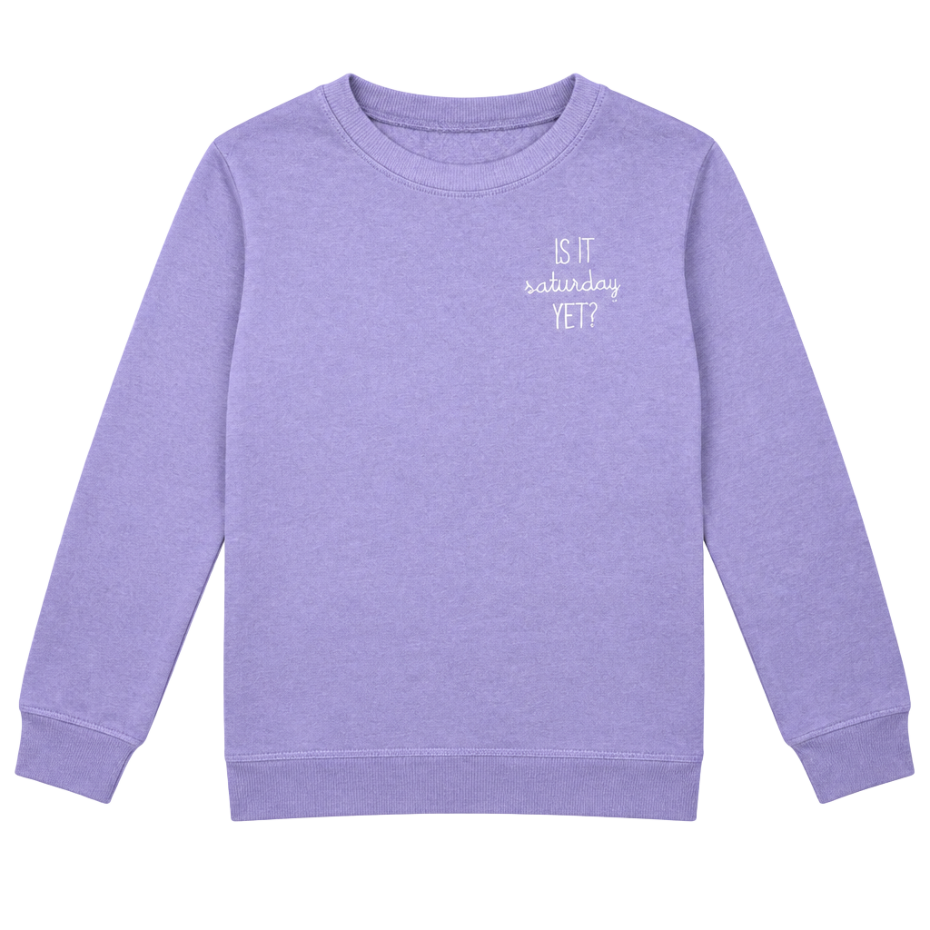 Lavender: Cotton, Relaxed Fit, Crew Neck : , 1