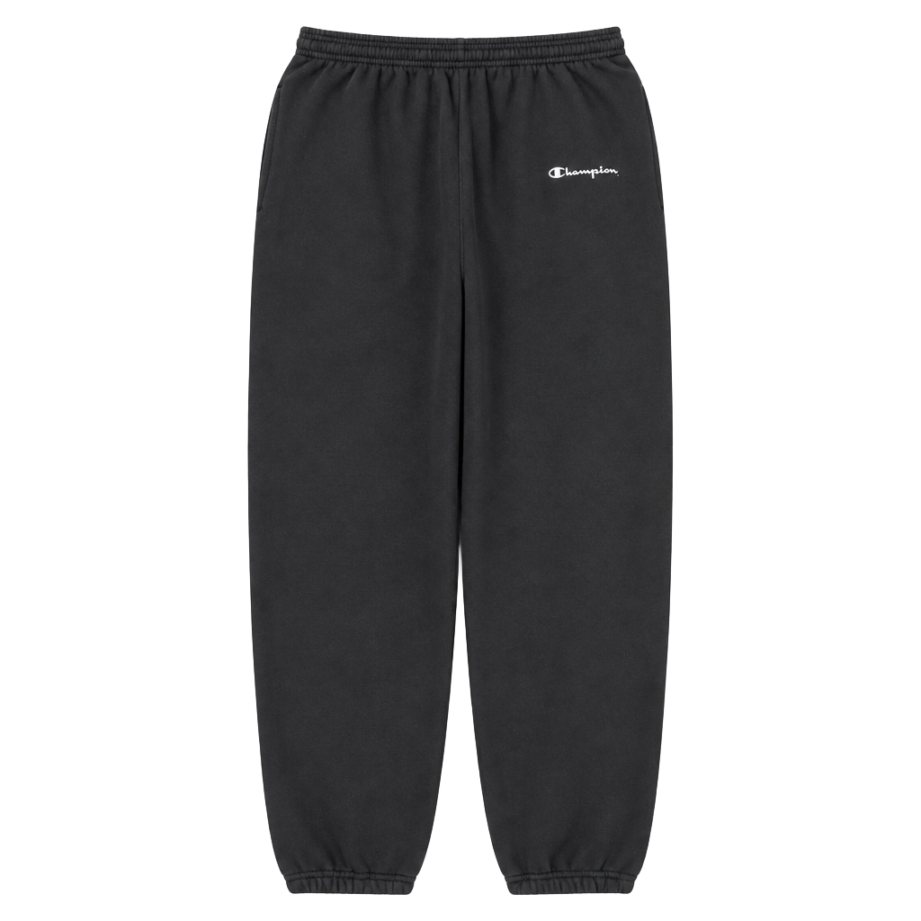Vintage Champion Joggers Men's Size medium Black Sweatpants Stretch 1