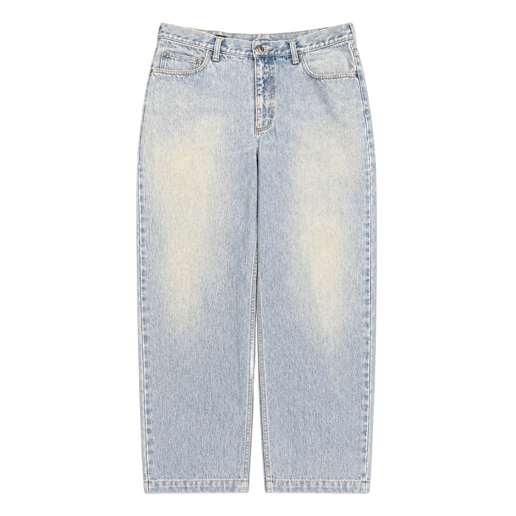 Lands' End Men's baggy wide leg jeans 34x30 1