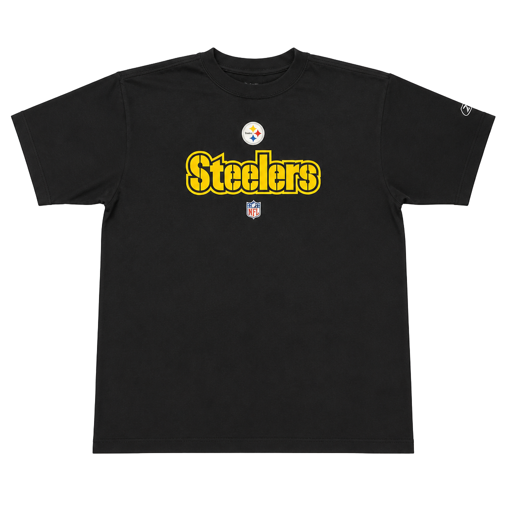 Reebok Steelers NFL Black T-Shirt 1