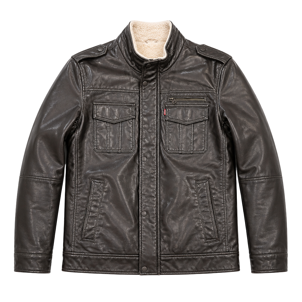 Levi's Men's Sherpa Lined Faux Leather Jacket 1