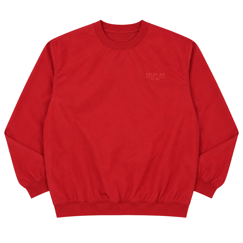 Vikings Staff Windbreaker Size M Red Pullover Jacket 1