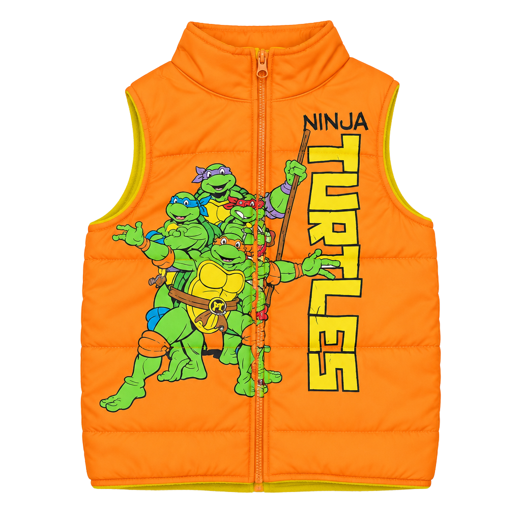 Nickelodeon Teenage Mutant Ninja Turtles Puffer Vest Size 4T 1