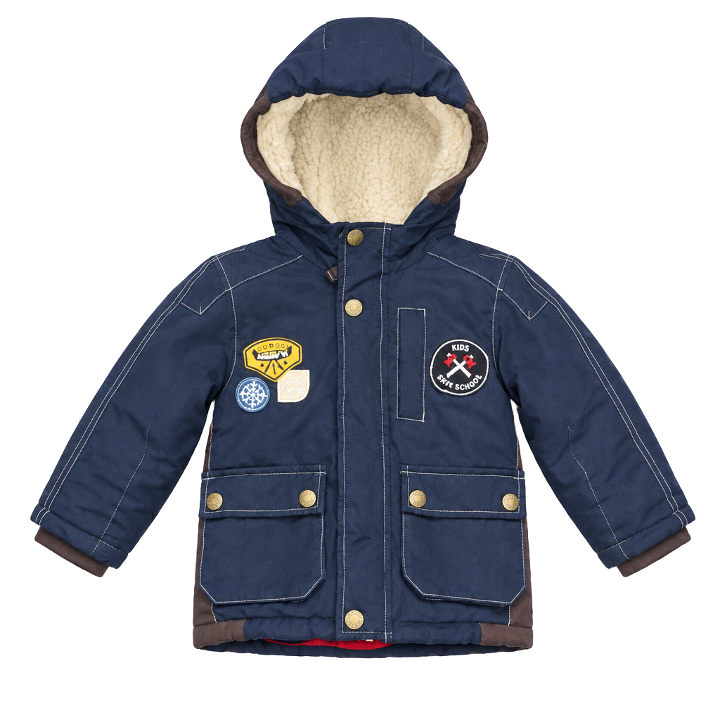 OshKosh B'gosh Winter Jacket Size 2T Blue Fleece Lined 1