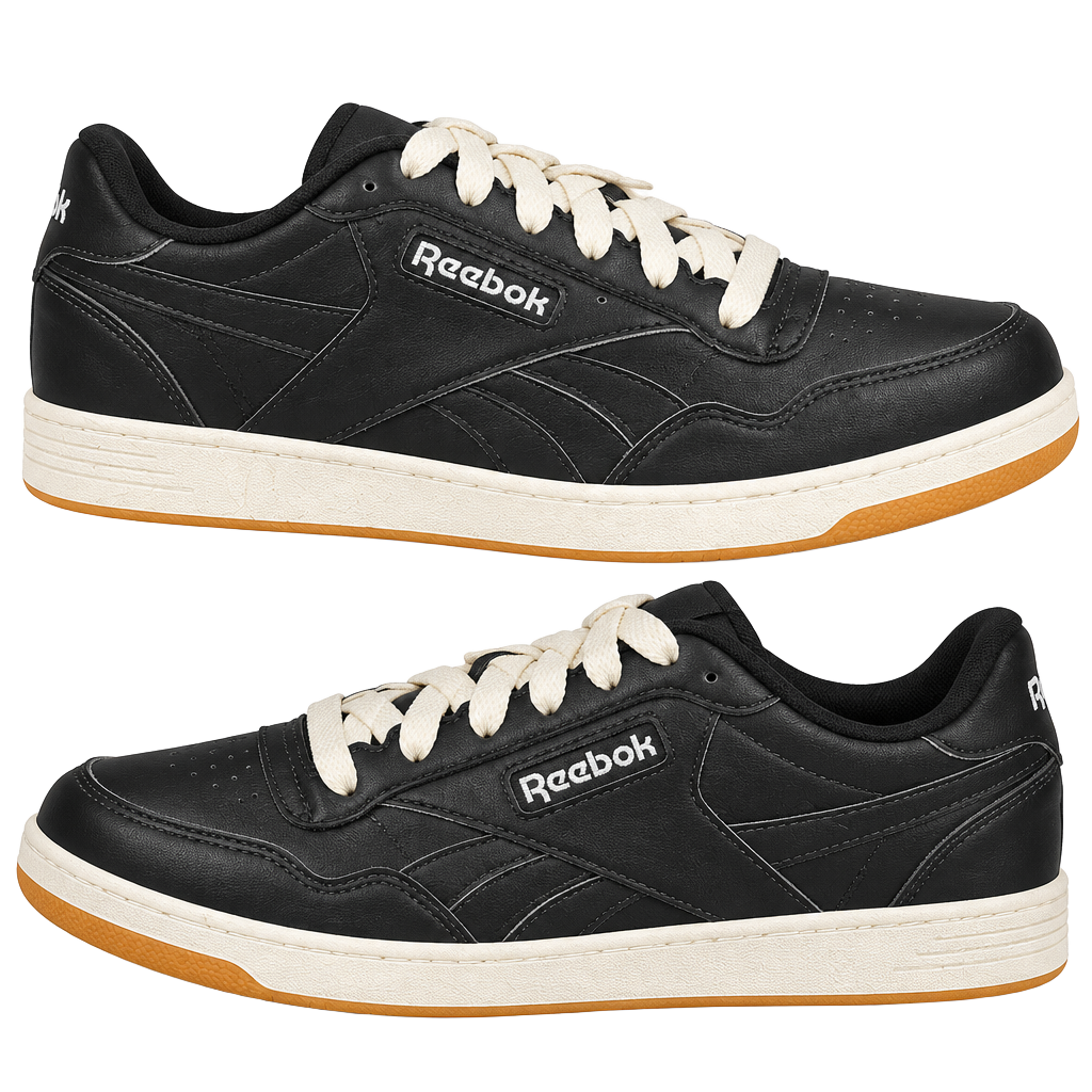 Reebok Court Advance Black White Sneakers 1