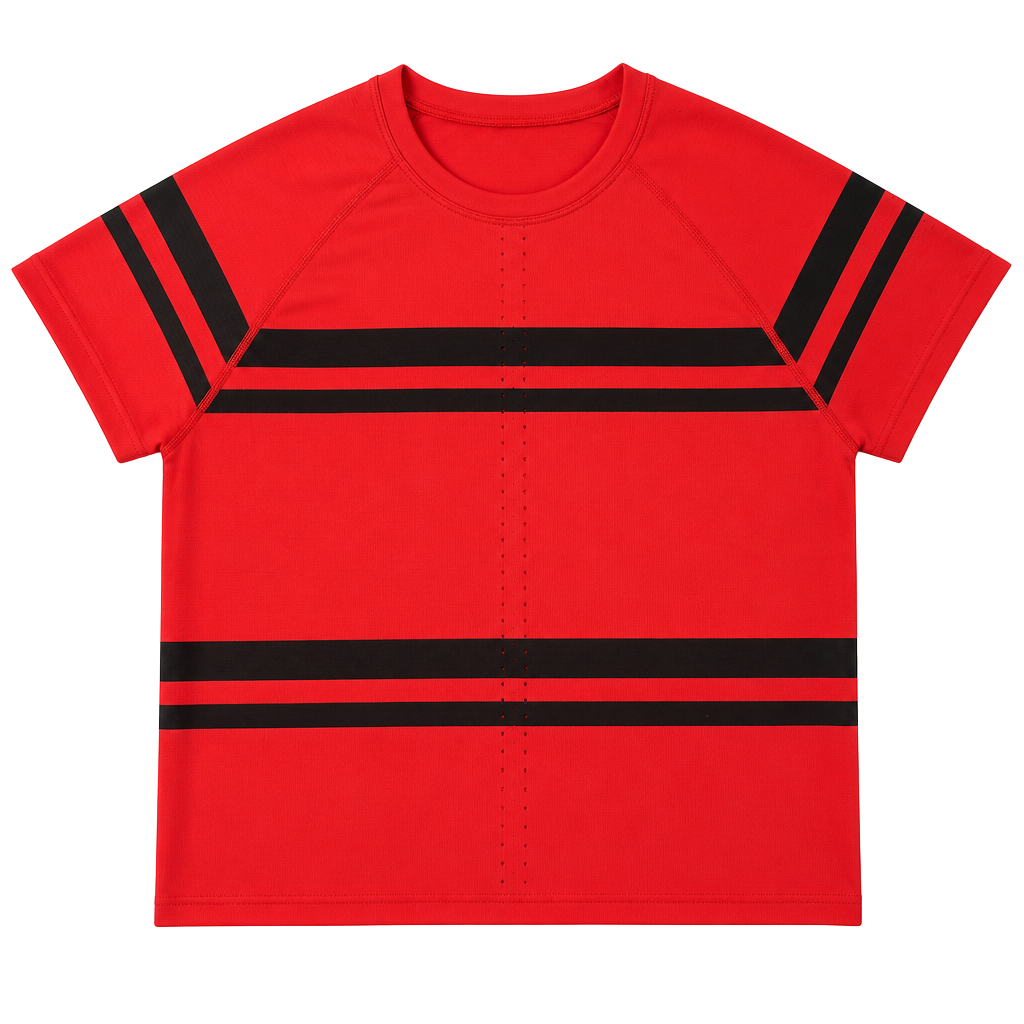 Lululemon Swiftly Tech Cropped Short-Sleeve Shirt 2.0 Stripe 1
