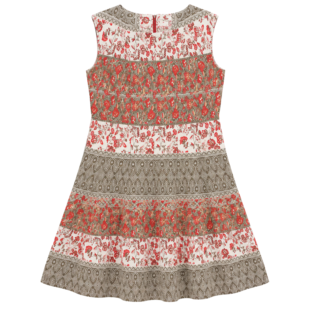 Julian Taylor Dress Size 6 Floral Fit and Flare 1