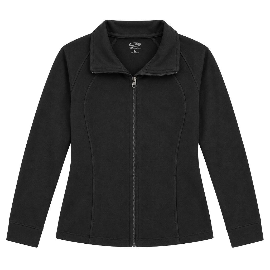 Champion Full Zip Jacket Size L Black Activewear 1