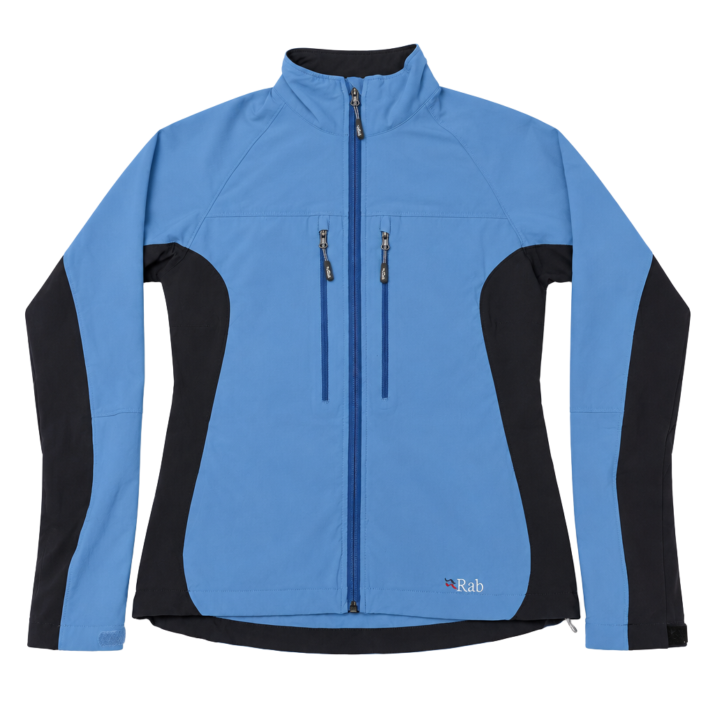 Rab Women's Sawtooth Jacket Size M Blue Softshell 1