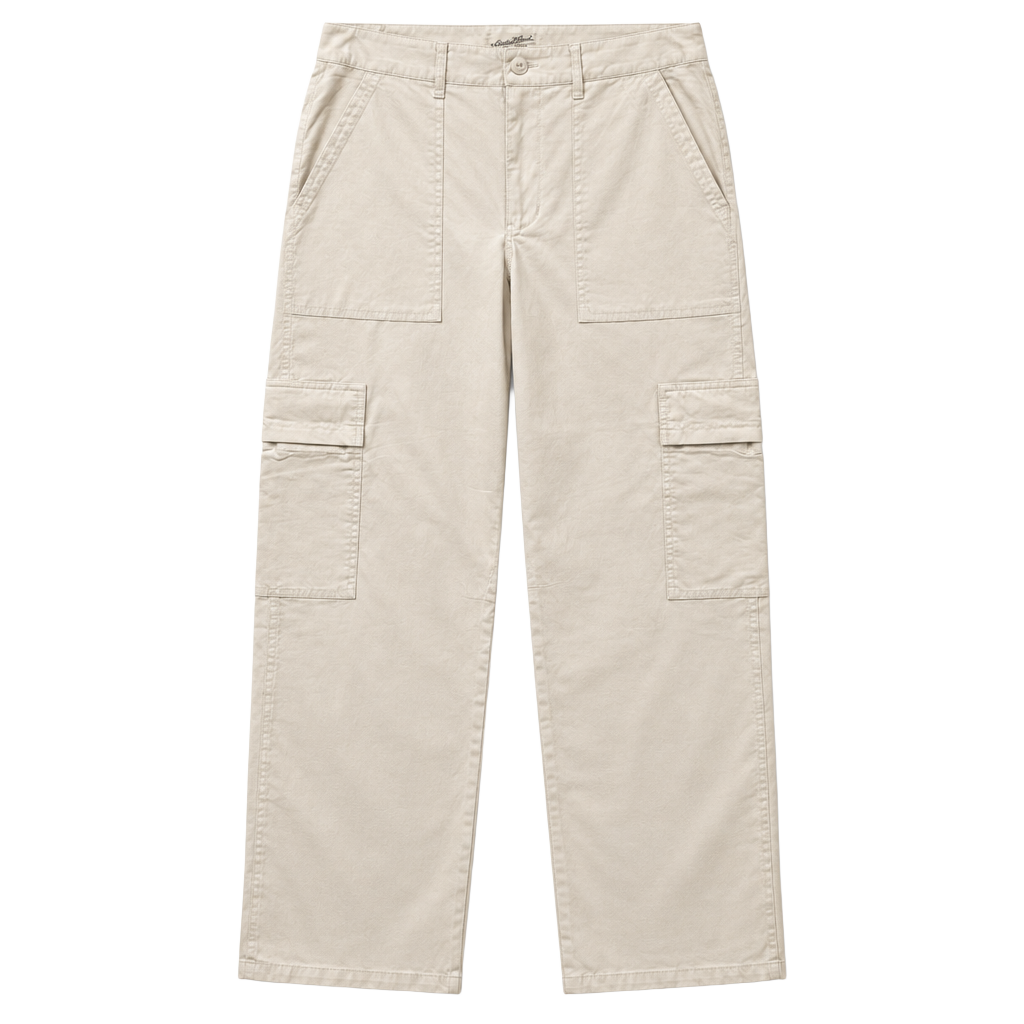 Universal Thread Cargo Pants Size 4 Cream Straight Leg New with Tags 1
