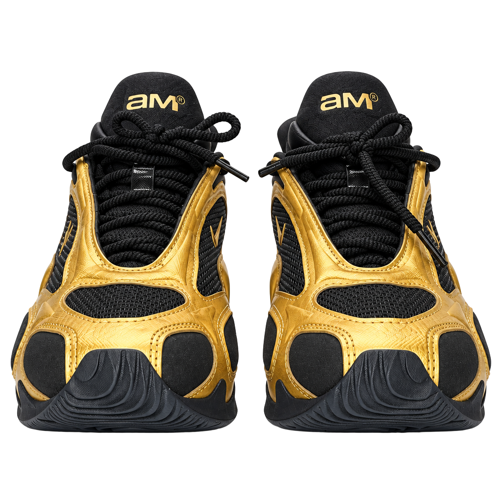 Nike Air Max Muse Metallic Gold Black Sneakers 1