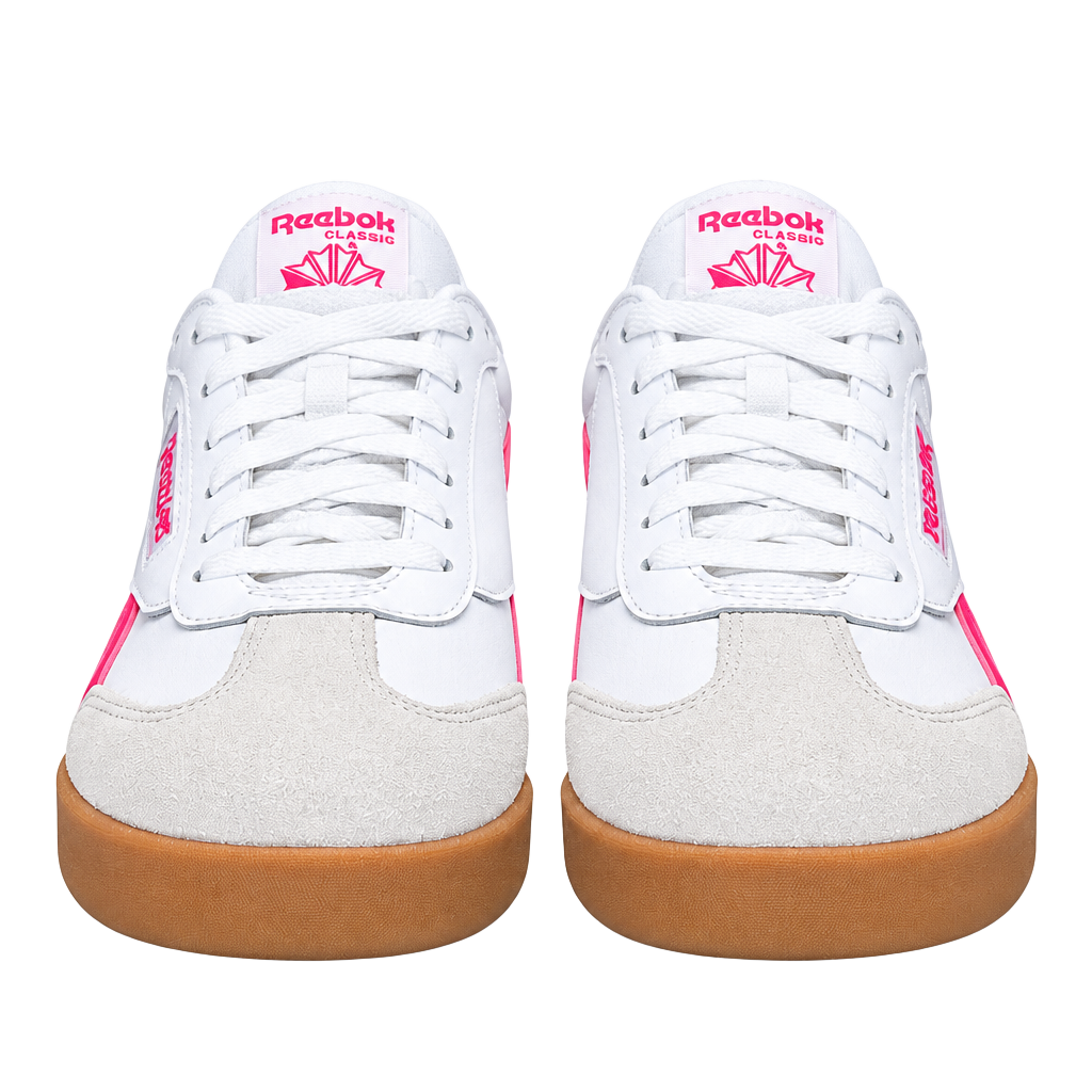 Reebok Campio XT Shoes White Bold Pink 1