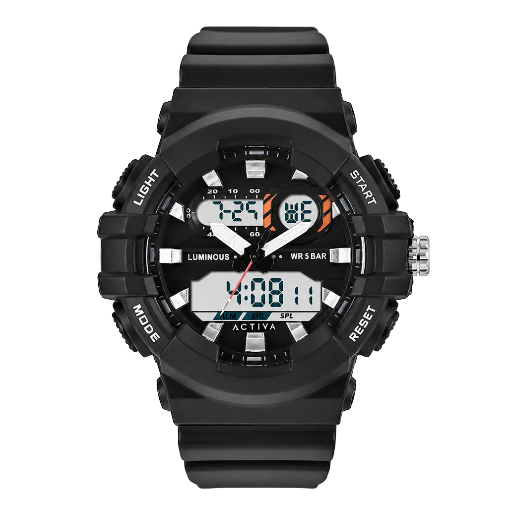 ACTIVA Dual Display Digital-Analog 5 BAR Sports Watch 1