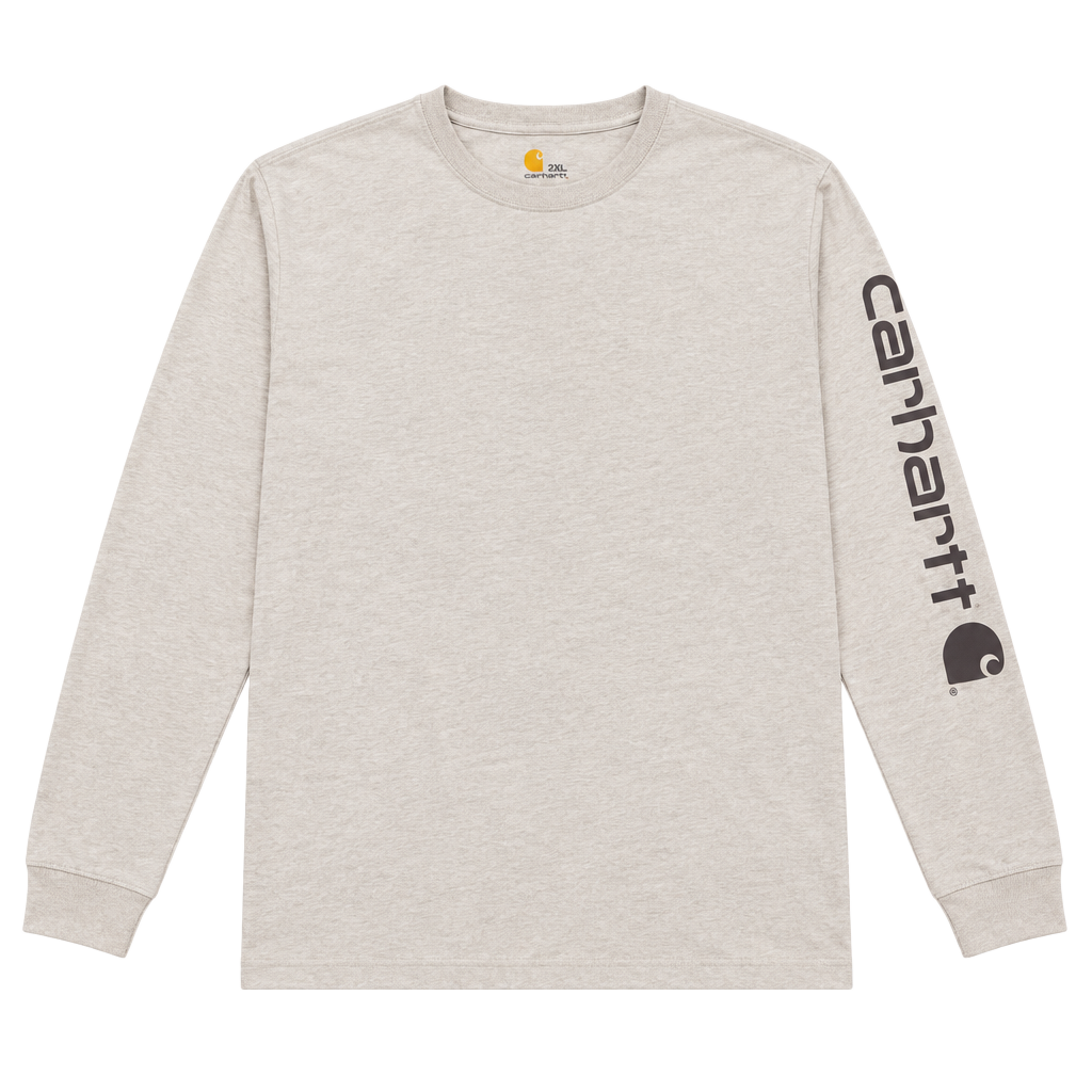 Carhartt Long Sleeve Shirt Size XXL Pink Logo Sleeve 1