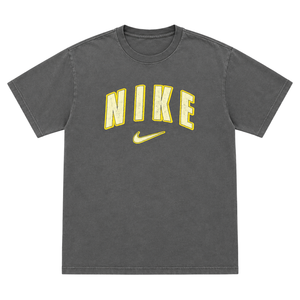 Nike Vintage T-Shirt Size L Gray Arch Logo 1