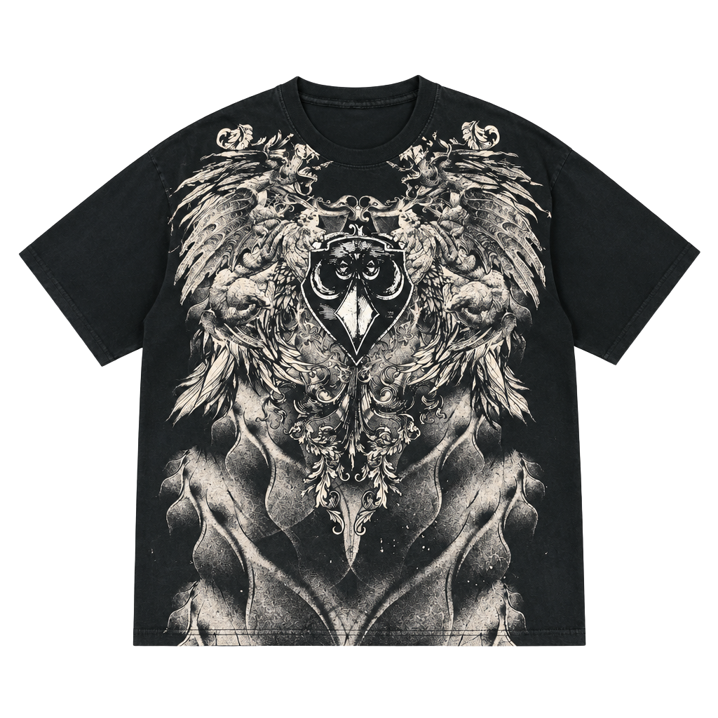 Vintage Chemistry Brand Cyber Goth Affliction Style Graphic T 1