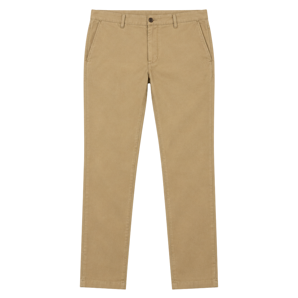 Perry Ellis Portfolio Essentials Pants 42x30 Tan Stretch Modern Fit 1