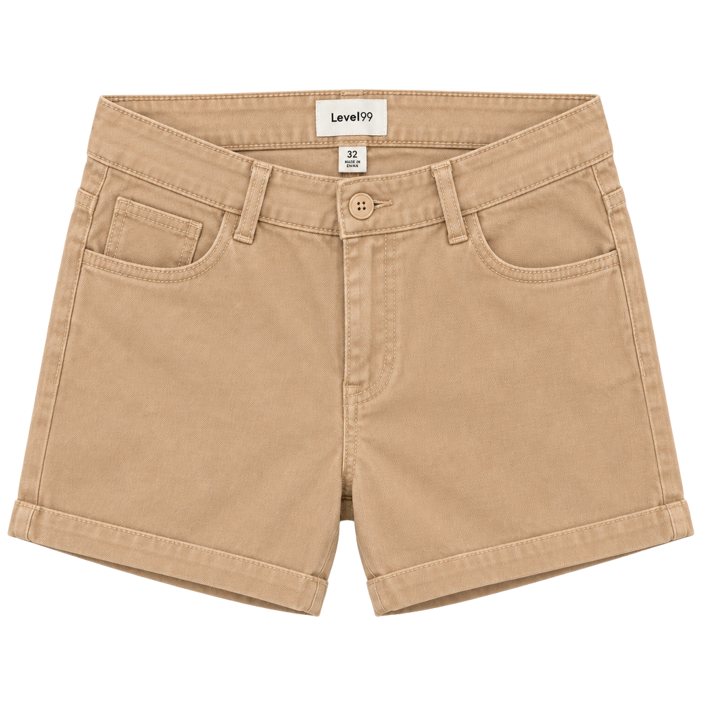 Level99 Utility Cargo Pants Size 32 Tan Casual Pocket Trousers 1
