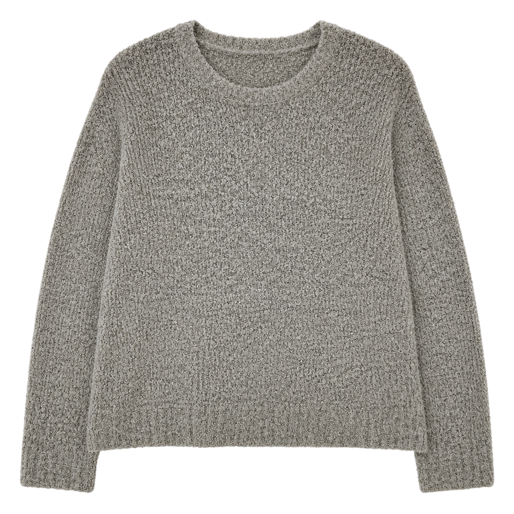Brooklyn Calling Sweater Size M Ombre Fuzzy Knit Brown Gray 1