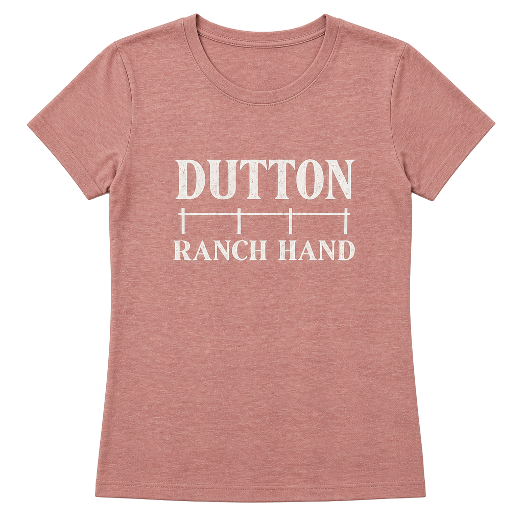 Next Level Dutton Ranch Hand T-Shirt Pink Yellowstone 1