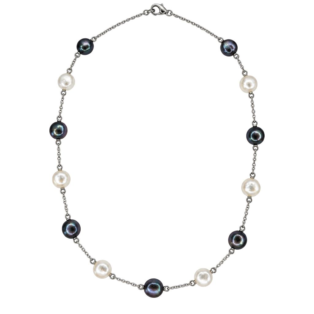 Honora Sterling Silver Freshwater Pears 18" Necklace 1