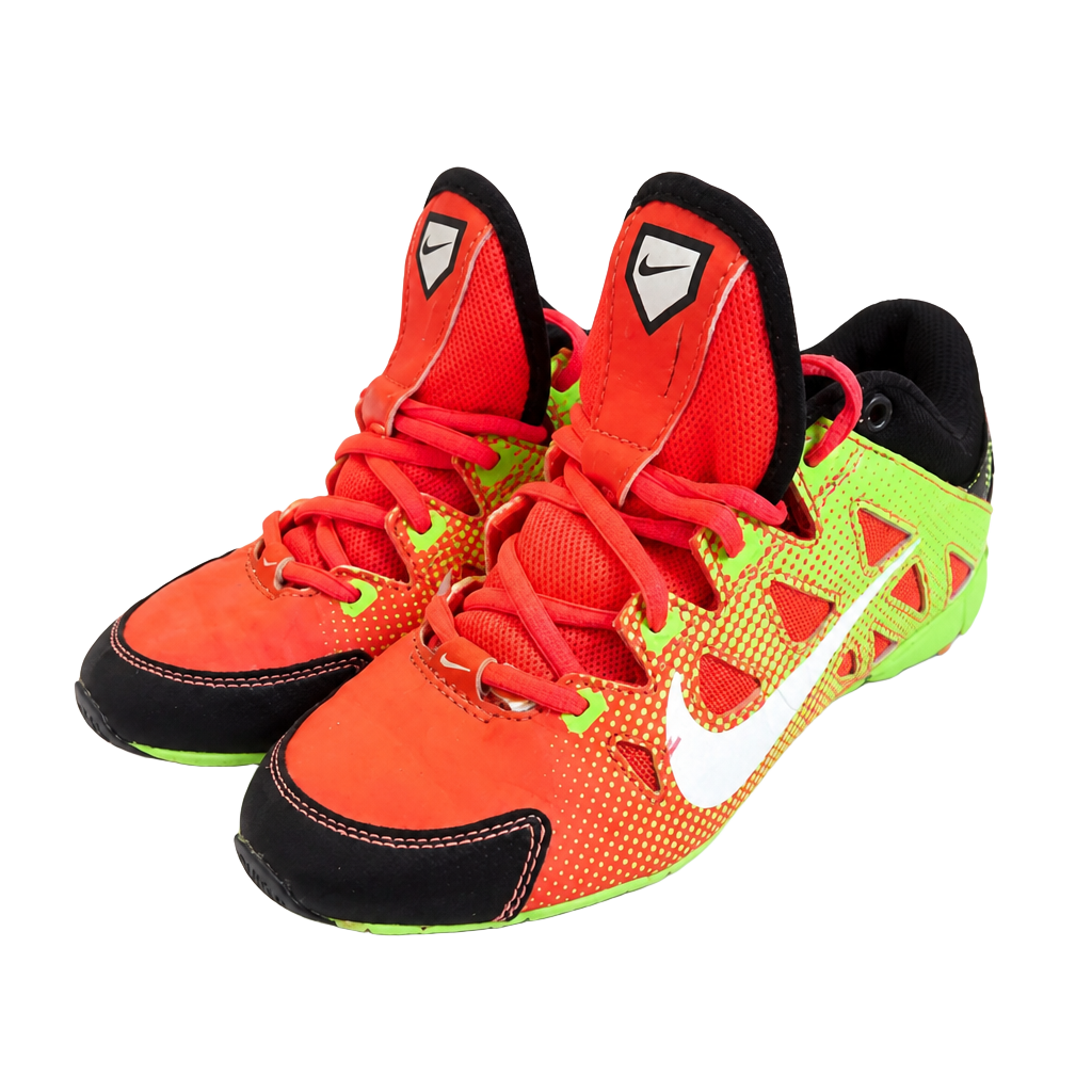 Nike Youth US Size 3.5Y Cleats Shoes Soccer Baseball Football kids girls softball Orange yellow 1