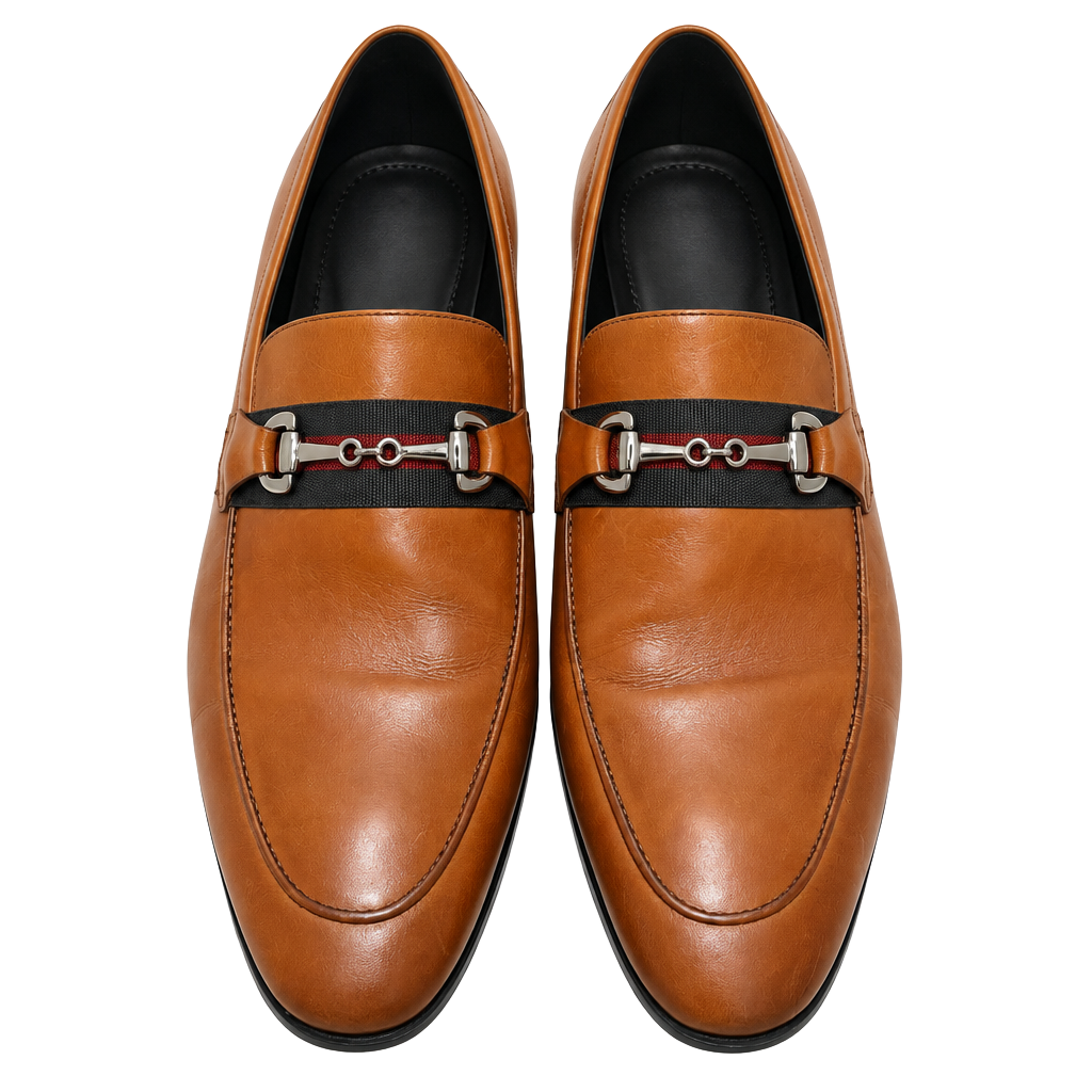 Blanco Garcia Leather Bit Loafers Tan Dress Shoes Handmade Men’s 13 1