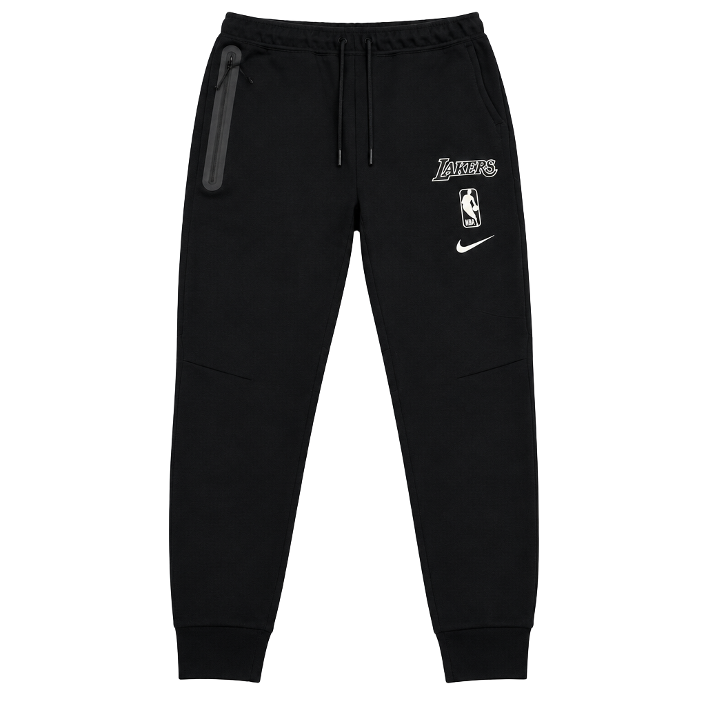 Nike LA Lakers Tech Fleece Sweatpants Black Size Large 1