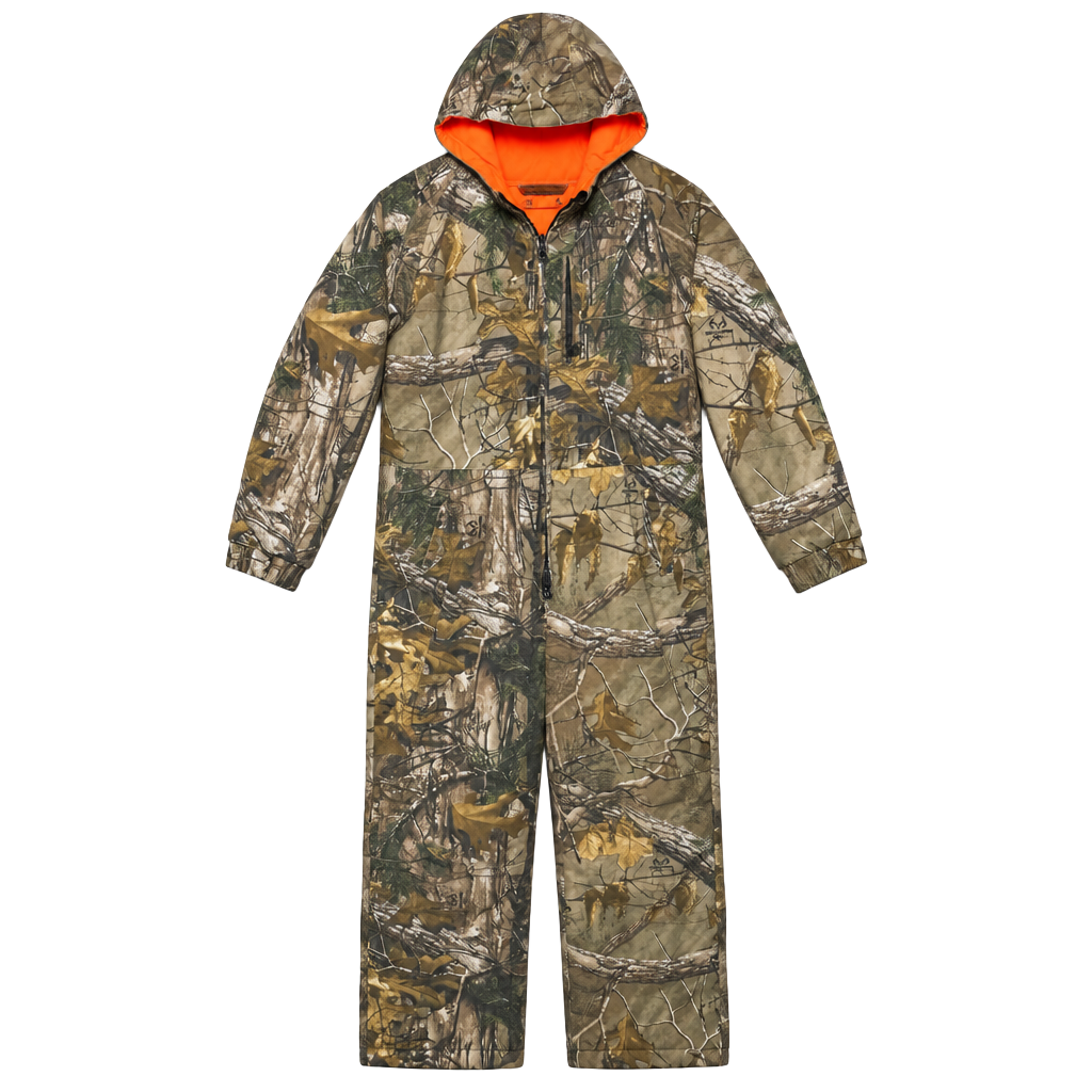 Cabelas Camouflage Insulated Hunting Coveralls Size M Realtree 1