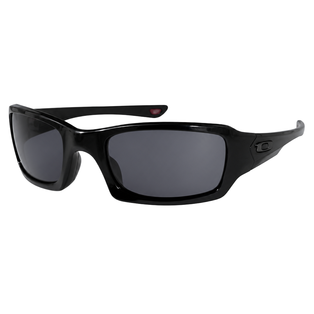 Oakley Fives Squared OO9238 Polished Black Grey Sunglasses 1
