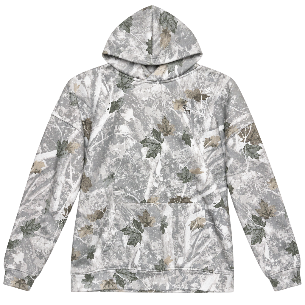 abercrombie kids A&F Essentials Hoodie Size 17/18 White Camo 1
