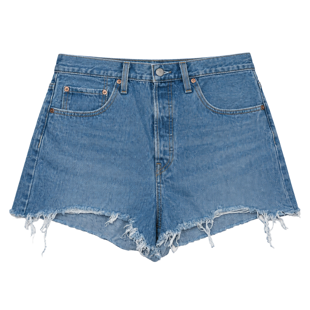 Levi's 501 Cutoff Denim Shorts Size 26 Blue 1