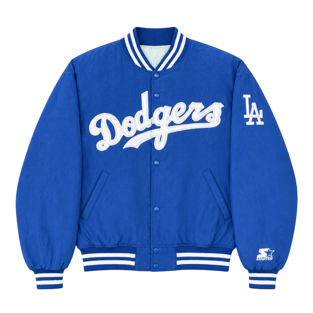 Starter Los Angeles Dodgers Diamond Collection Varsity Jacket Size XXL 1