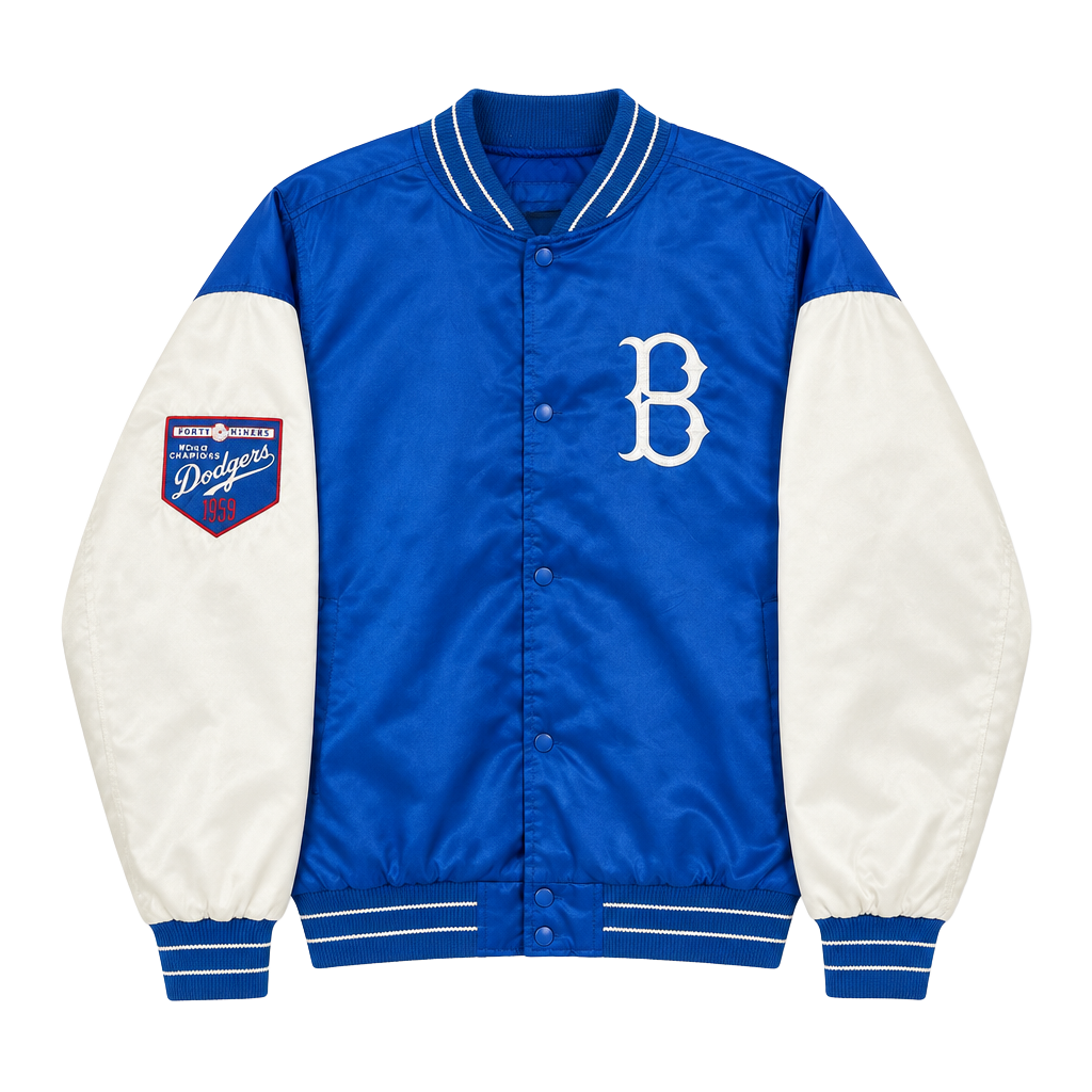 G-III Cooperstown Collection Los Angeles Dodgers Jacket Size XL Blue 1
