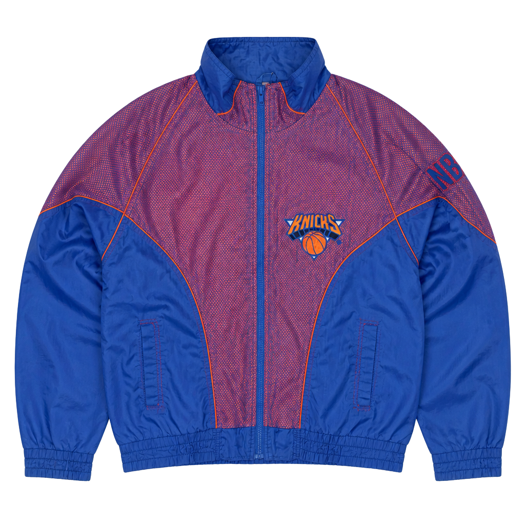 Pro Player New York Knicks Jacket Size XL Blue Orange 90s Windbreaker 1