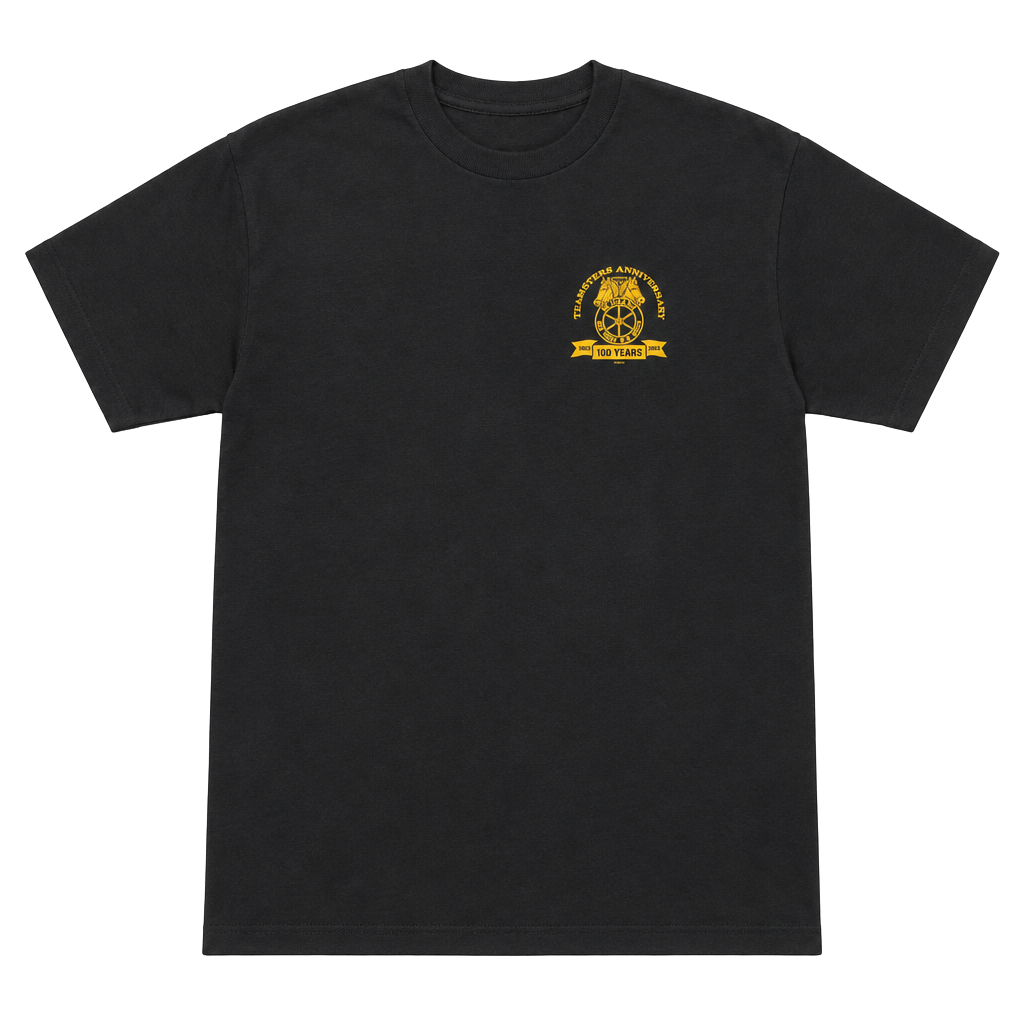 The Frank Doolittle Company Teamsters T-Shirt Large Black 1