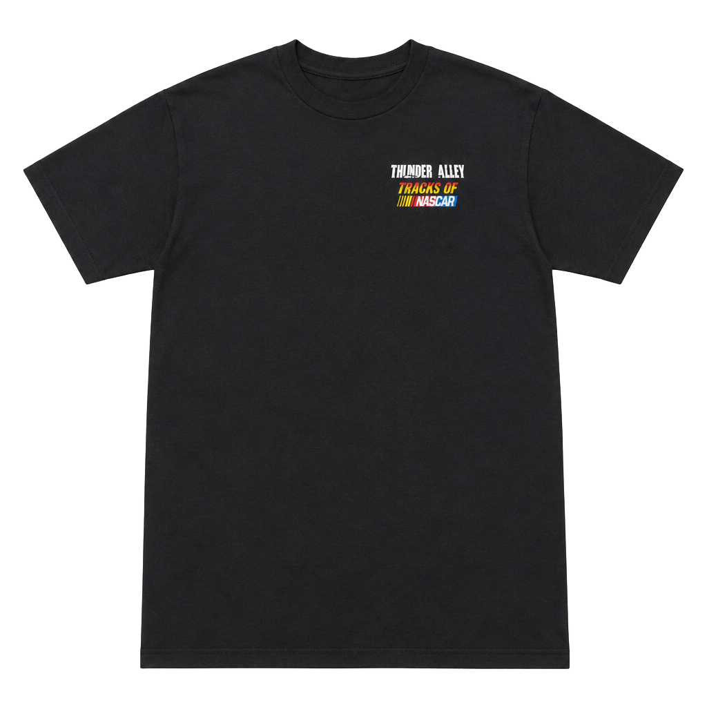 Delta Nascar Thunder Alley T-Shirt Size M Black Vintage 1