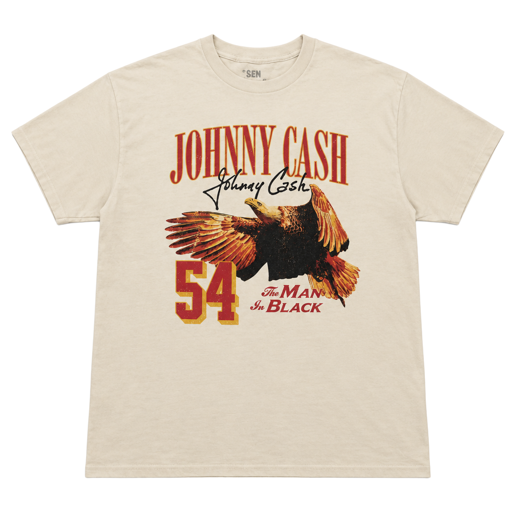Johnny Cash The Man In Black Graphic T-Shirt 1