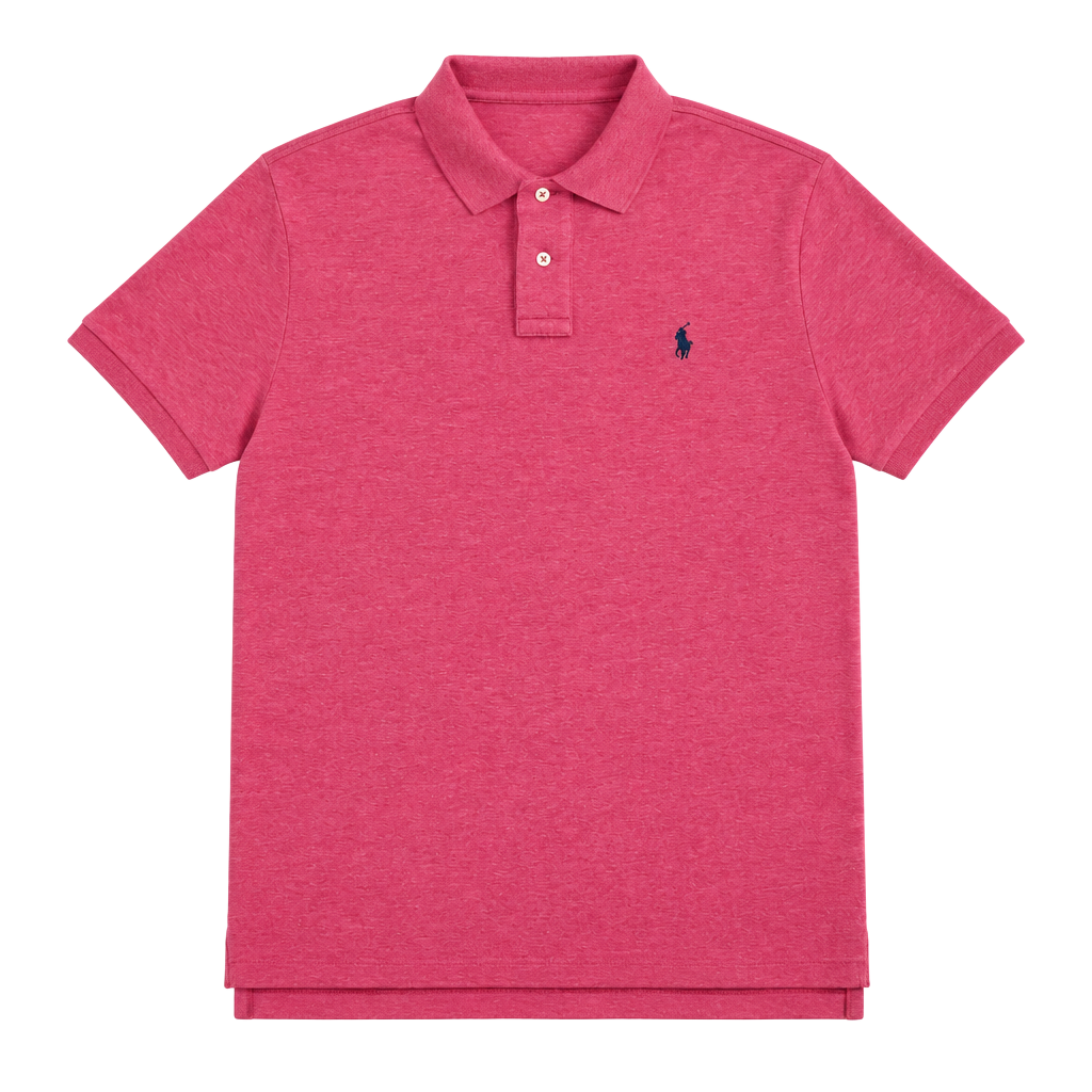Polo Ralph Lauren Polo Shirt Size L Pink Cotton 1