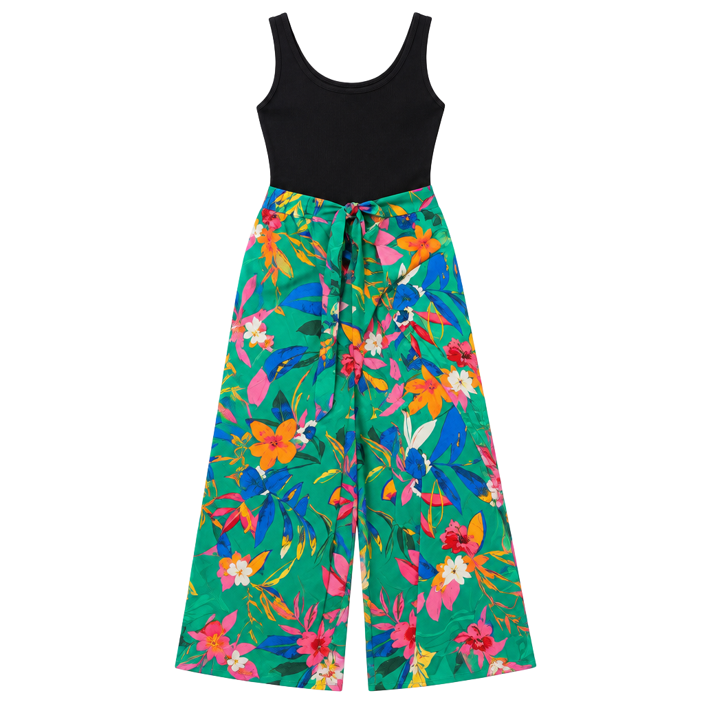 J. Crew Printed Faux Wrap Midi Skirt Size XL Bright Clover 1