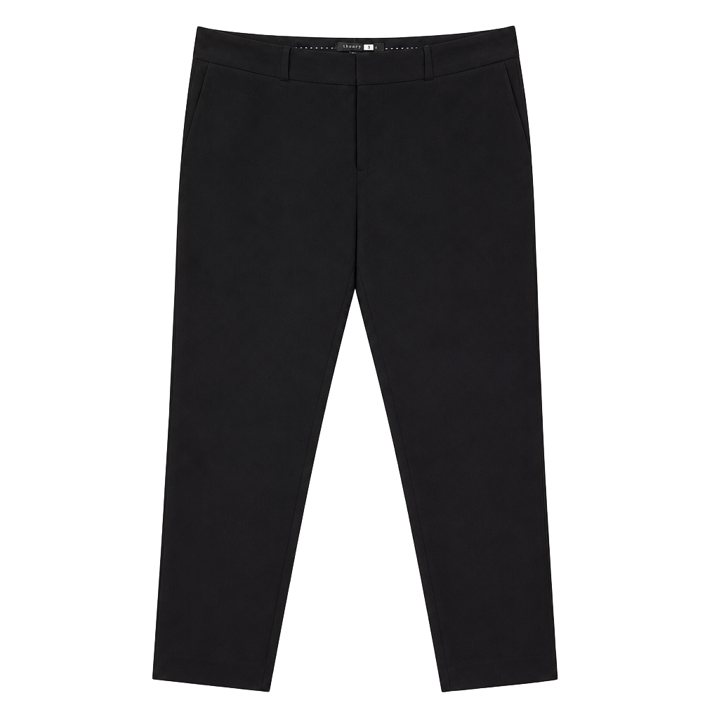 Banana Republic Black Sloan Slim Fit Ankle Dress Pants Trousers 6P 1