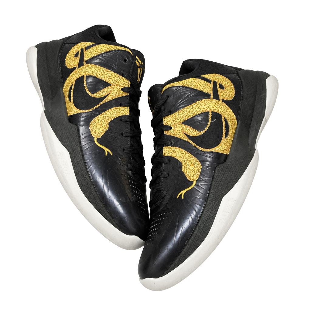 Nike Kobe 5 Protro Year Of The Mamba Eggplant Black Gold Shoes Size 8 1