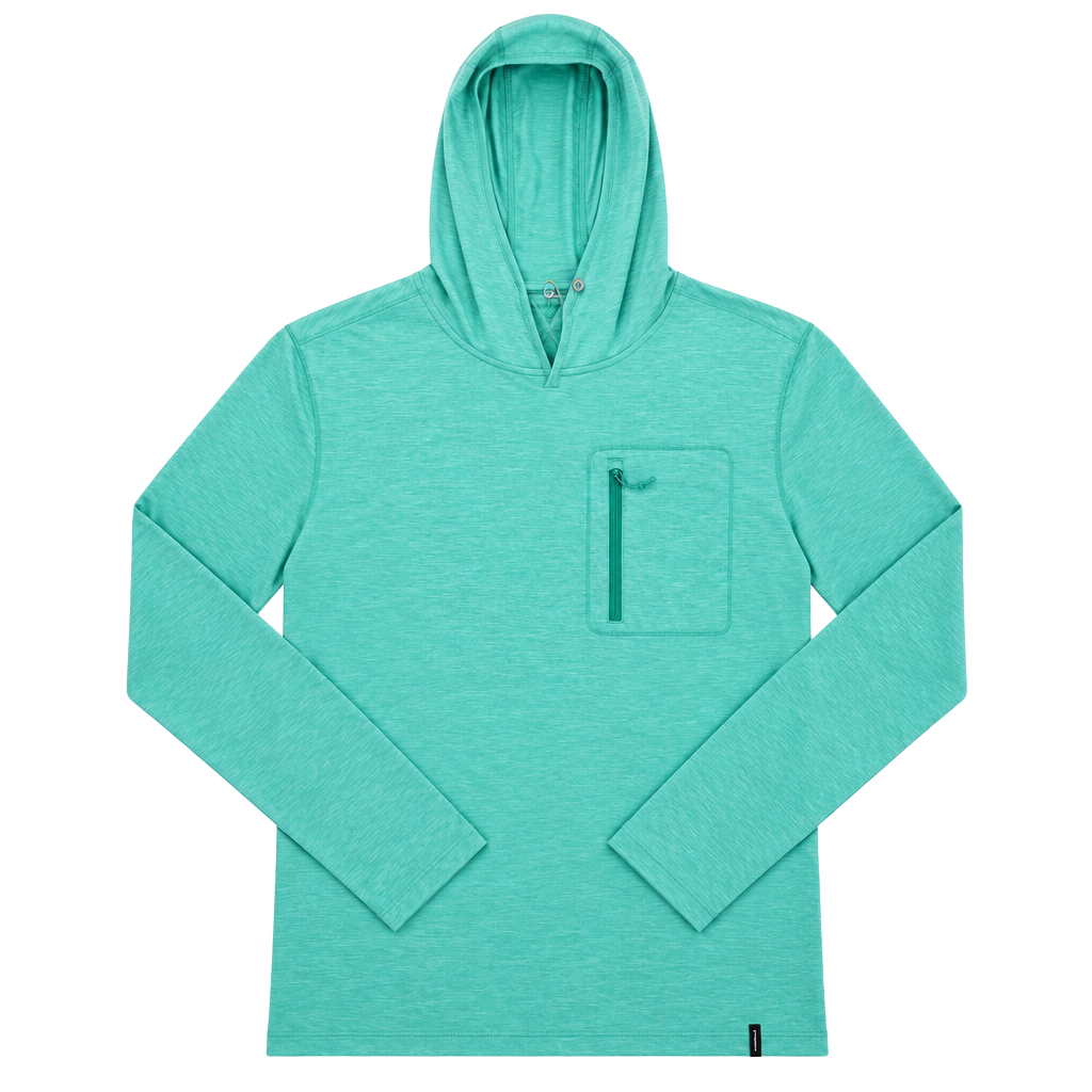 Patagonia Capilene Cool Daily Hoody Size S Turquoise Long Sleeve 1