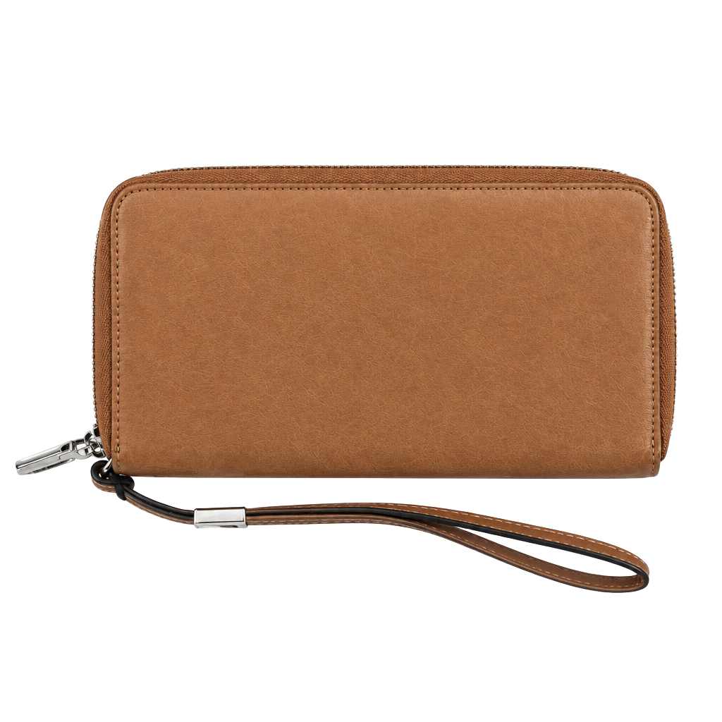 Lavemi RFID Wallet pink Leather Zip Around Wristlet Clutch 1