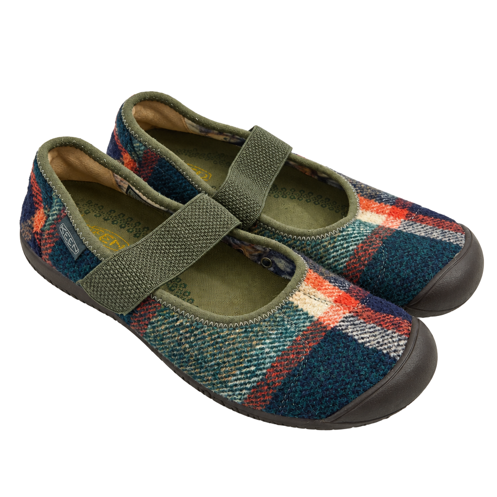 Keen Sienna Mary Jane Plaid Shoes 1