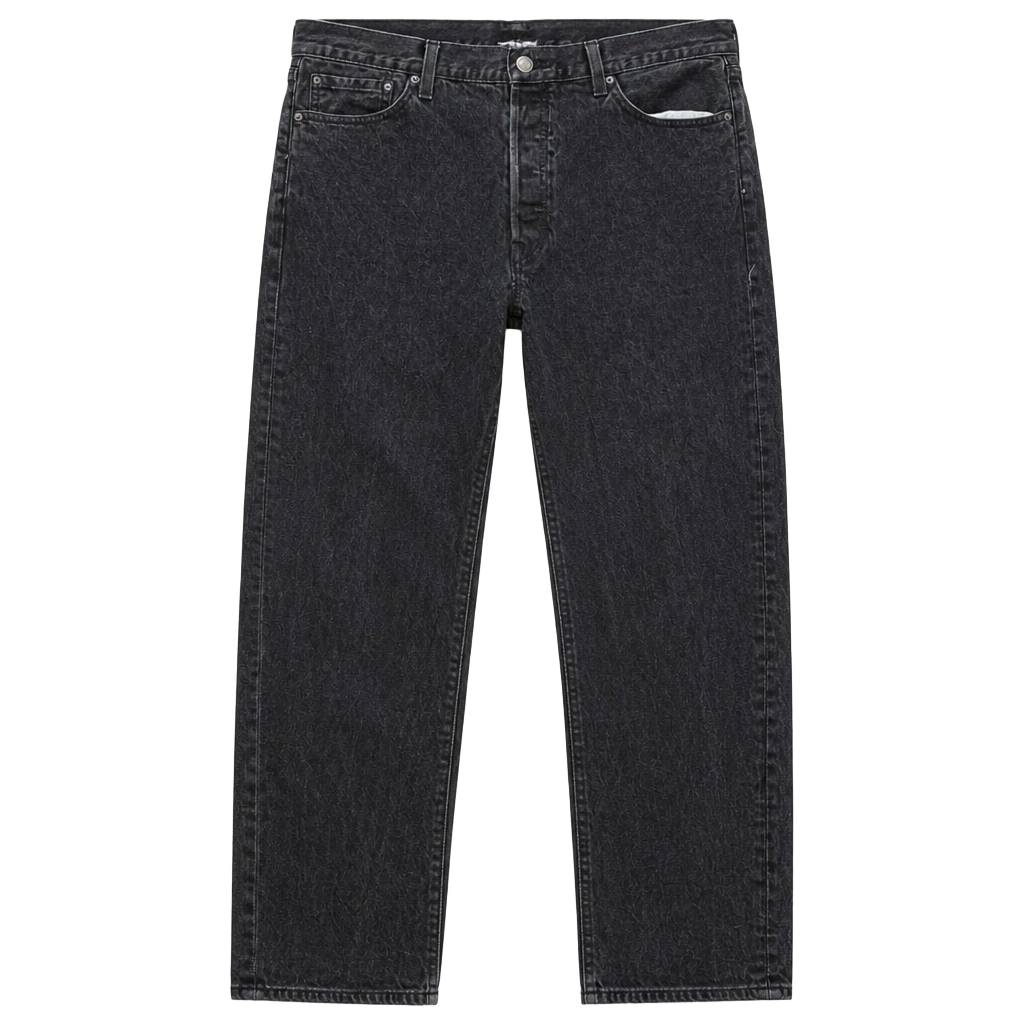 Vintage Levi's 501 Original Fit Black Denim Jeans 36x29 1