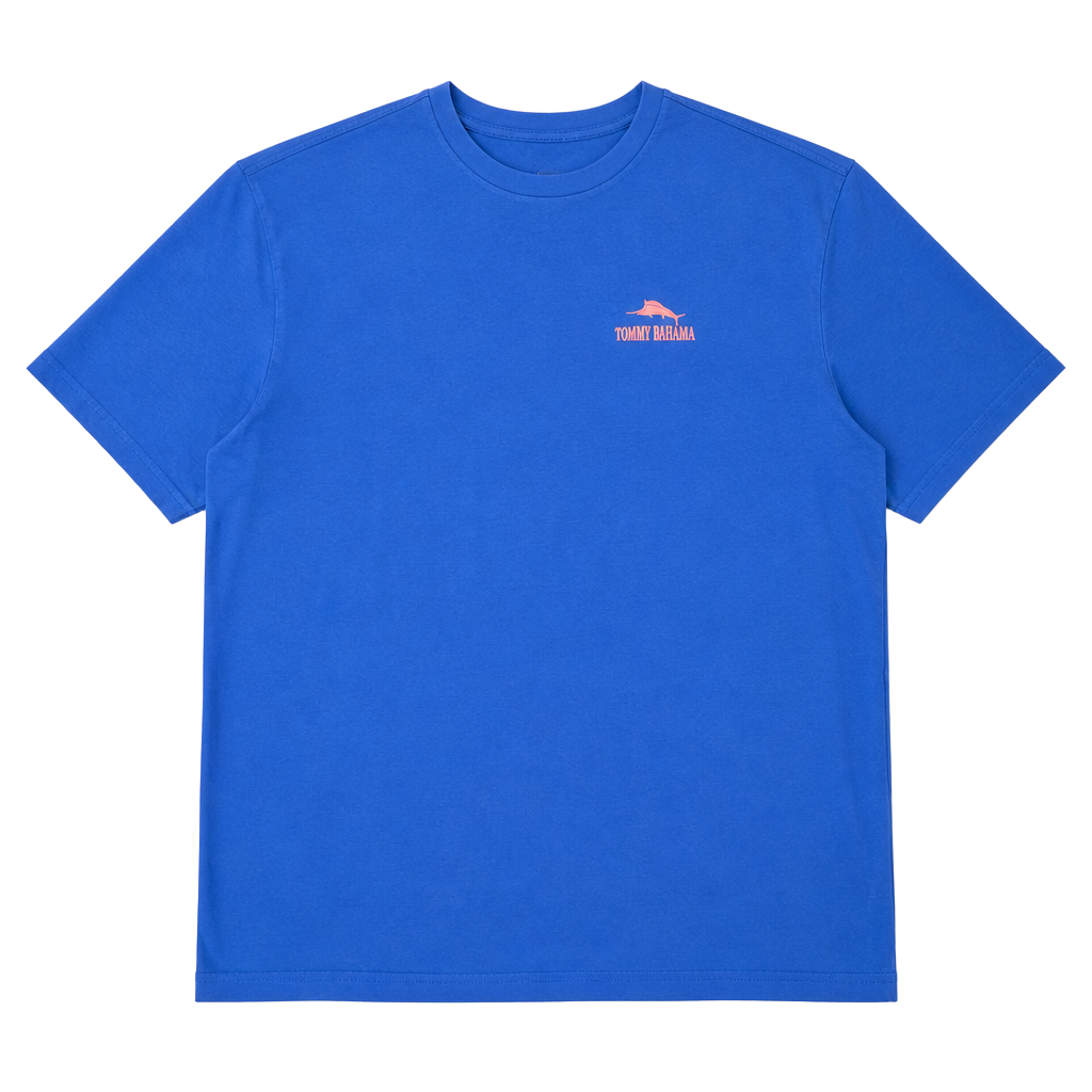 Tommy Bahama Blue Graphic T-Shirt, Cask And You Shall Receive, Size XXL 1
