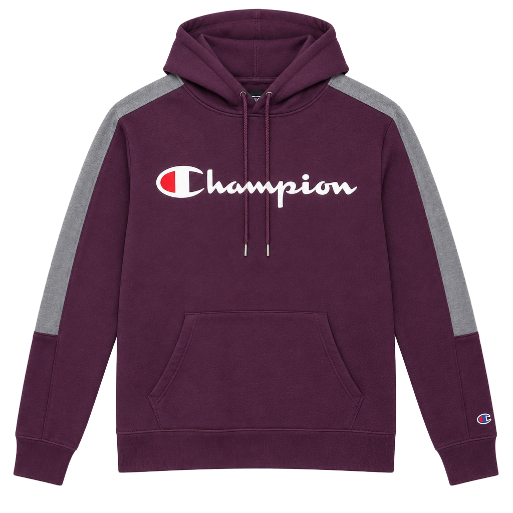 Champion Hoodie Size XL Dark Purple Pullover Sweatshirt 1