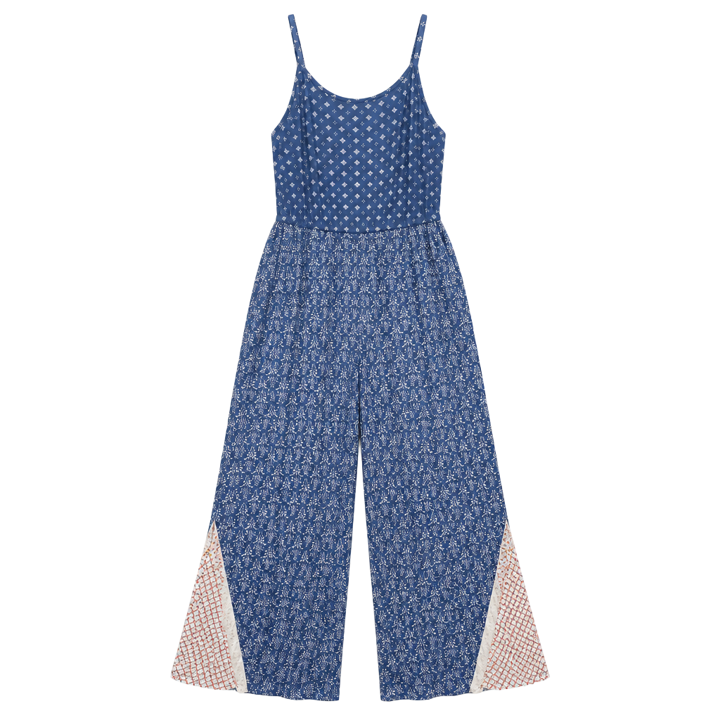 Matilda Jane Let's Go Together Open Road Jumpsuit Size M 1