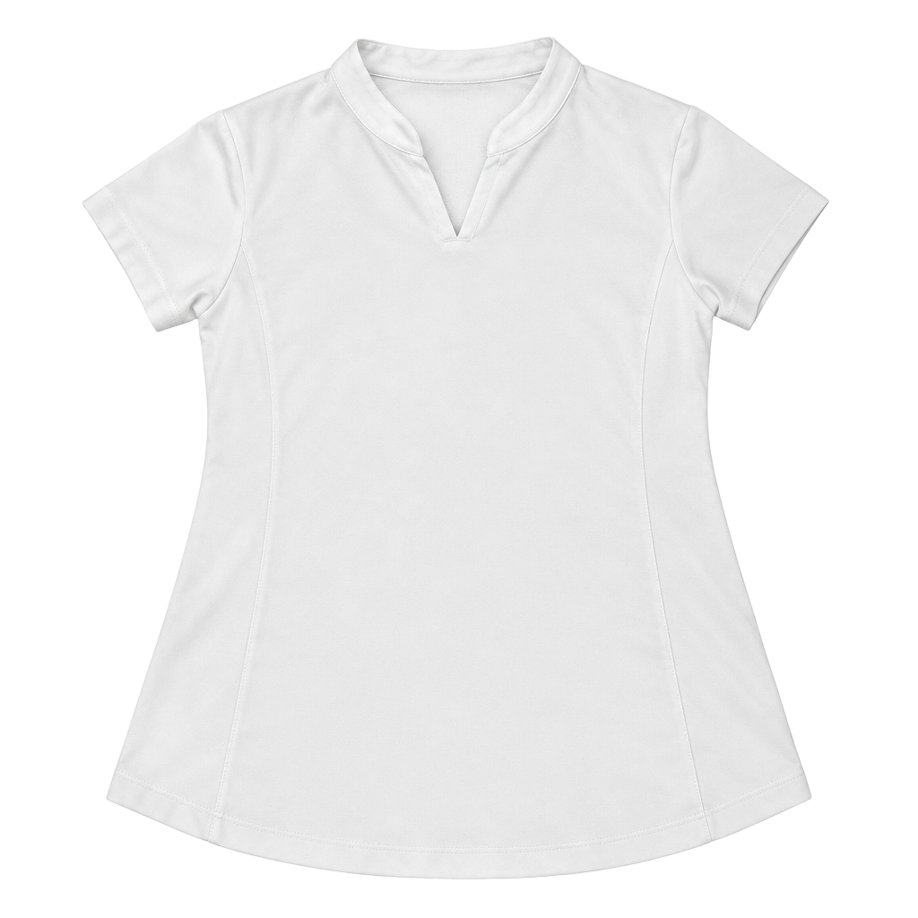 Slazenger Golf Zip Polo Size 1XL White Short Sleeve 1